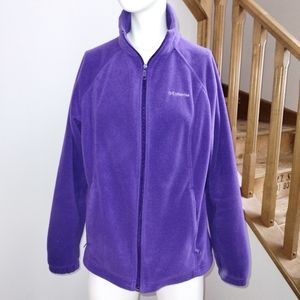 Columbia fleece jacket purple colorway